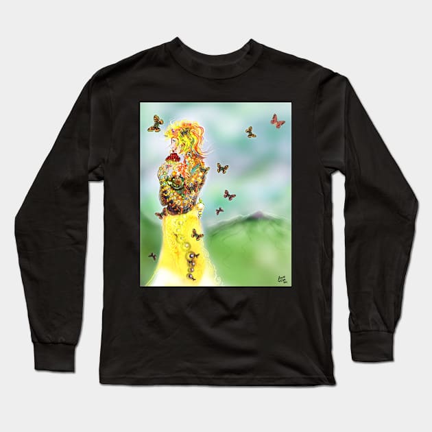 Colouring win [Digital Figure Illustration] Version 1 Long Sleeve T-Shirt by grantwilson